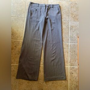 SANDRO Woman’s Black & White Houndstooth Wide-legs Dress Trousers, Size: 10